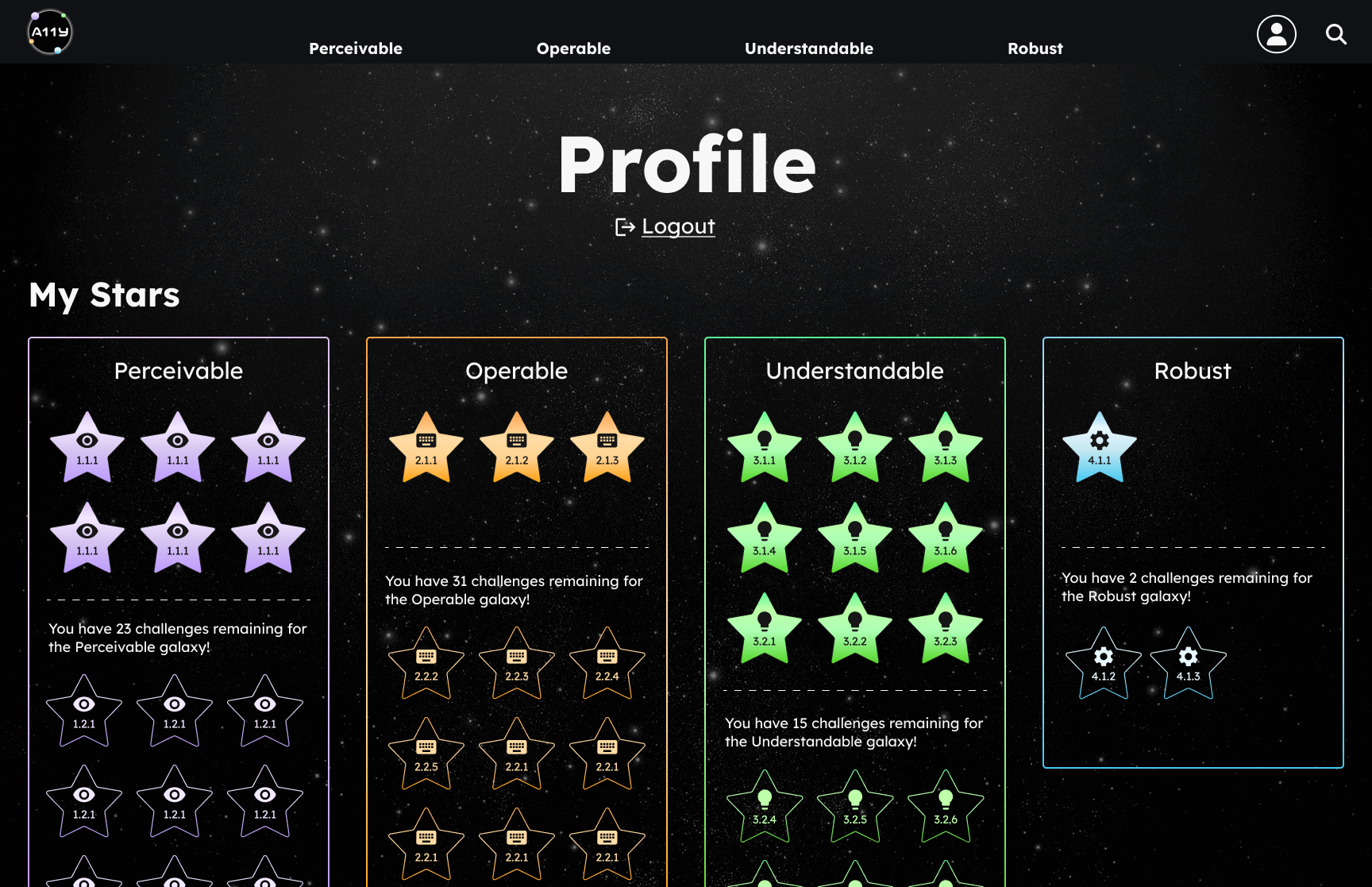 profile hi-fi mockup