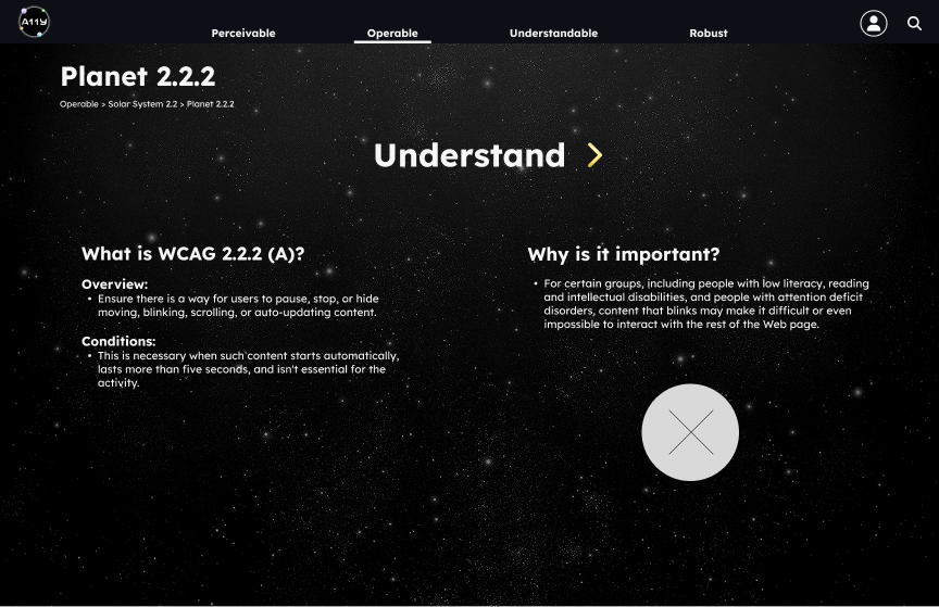 understandable page hi-fi mockup
